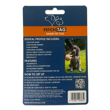 Load image into Gallery viewer, FetchTag Smart Pet Tag Digital ID Collar Tag for Cats & Dogs