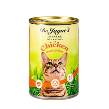 Load image into Gallery viewer, Dr Jayne's Cat Food with Chicken Chunks in Gravy