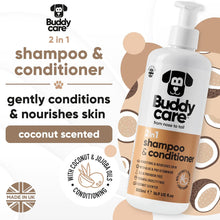 Load image into Gallery viewer, Buddycare 2 In 1 Dog Shampoo & Conditioner 500ml