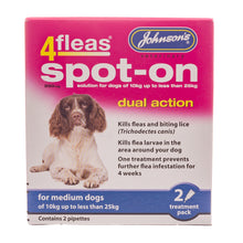 Load image into Gallery viewer, Johnson's 4 Flea Spot-On For Small, Medium & Large Dogs