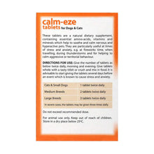 Load image into Gallery viewer, Johnson’s Veterinary Products Calm-Eze Tablets