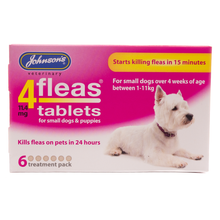Load image into Gallery viewer, Johnson's 4Fleas Dog Flea Tablets