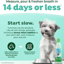 Load image into Gallery viewer, TropiClean Fresh Breath Dog Teeth Cleaning Water Additive 473ml