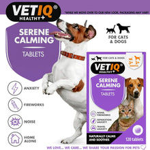 Load image into Gallery viewer, Vetiq Serene Calming Tablets for Cats & Dogs