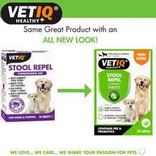 Load image into Gallery viewer, VETIQ Stool Repel Tablets 30 Tablets