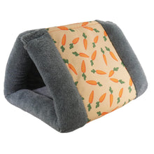 Load image into Gallery viewer, Rosewood Carrot Snuggle 'n' Sleep Tunnel for Small Animals