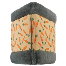 Load image into Gallery viewer, Rosewood Carrot Snuggle 'n' Sleep Tunnel for Small Animals