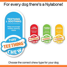 Load image into Gallery viewer, Nylabone Gentle Puppy Teething Chew Toy Bone, Chicken Flavour, Medium