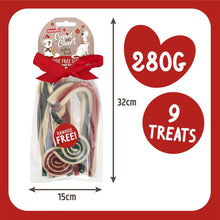 Load image into Gallery viewer, Rosewood Cupid & Comet Bumper Meaty Gift Bag Treats For Dogs 280g