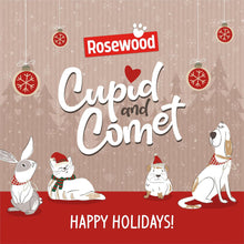 Load image into Gallery viewer, Rosewood Cupid & Comet Pigs In Blankets Dog Treats 100g