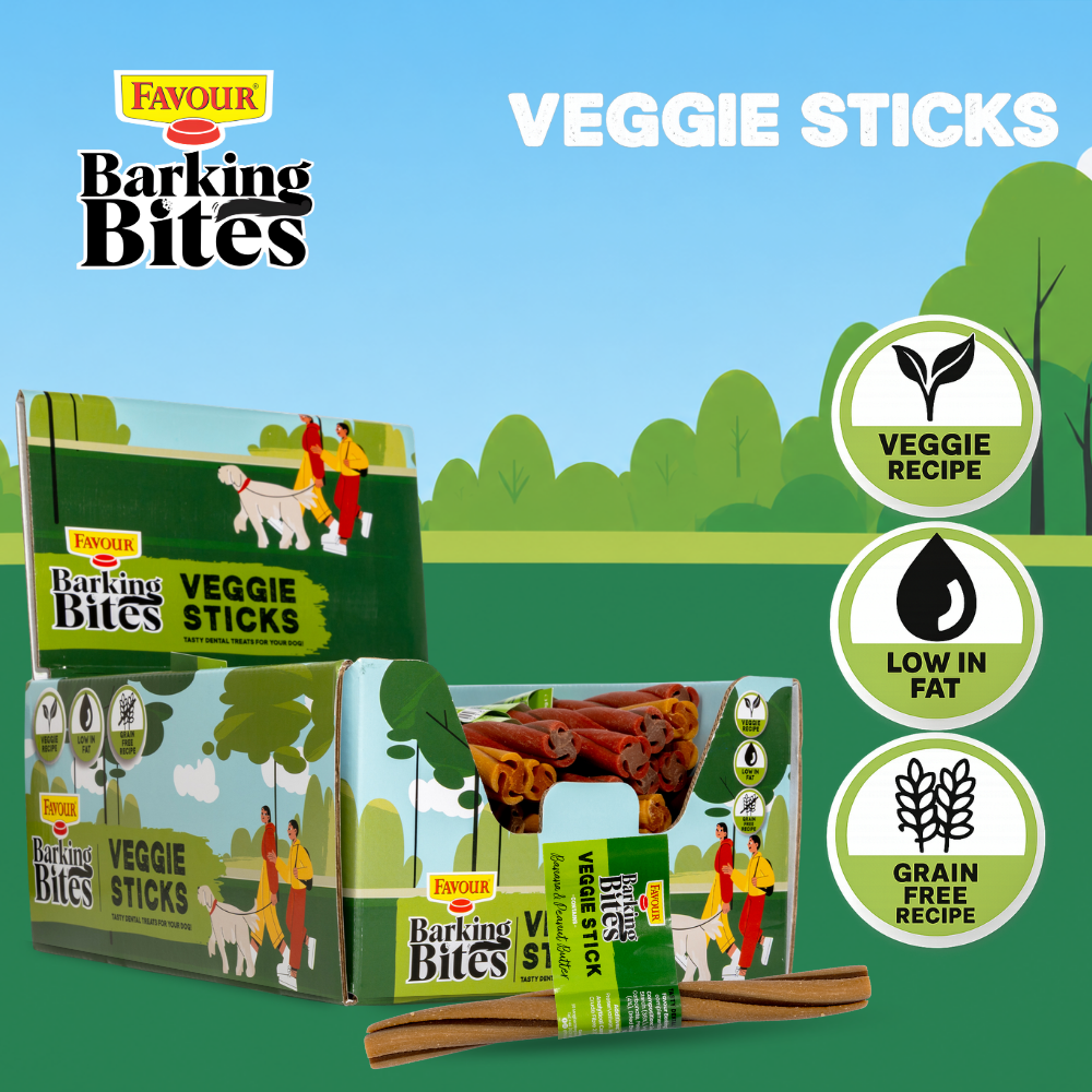 Favour Barking Bites Veggie Stick 60g