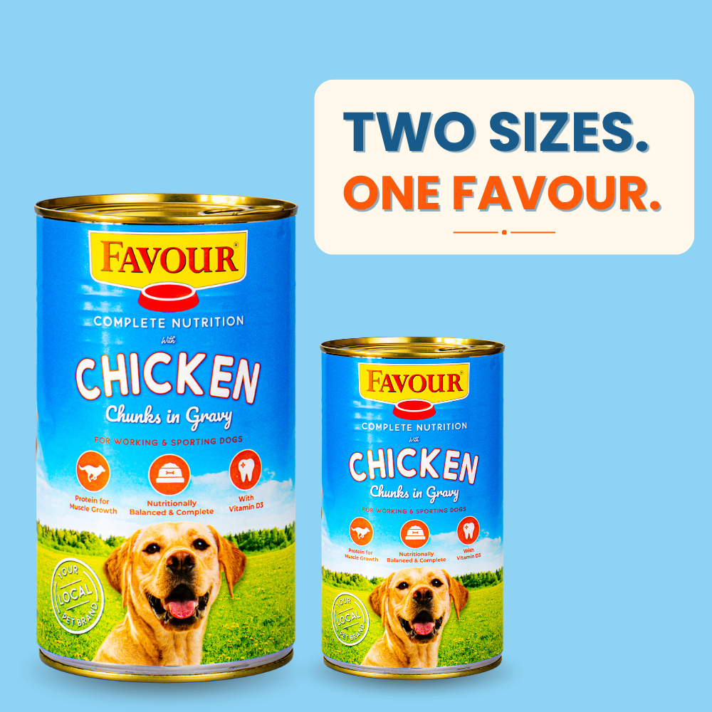 Favour with Chicken Chunks in Gravy