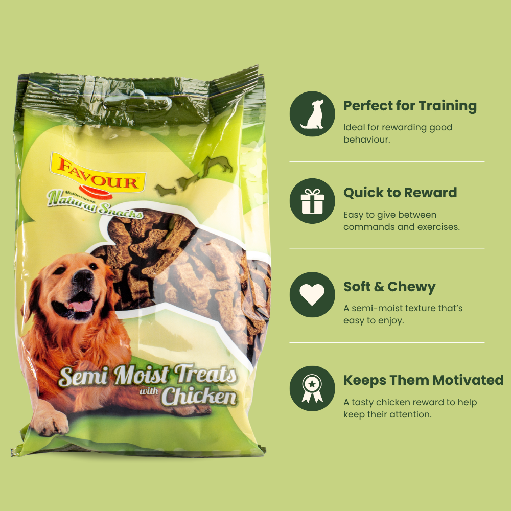 Favour Semi Moist Treats with Chicken