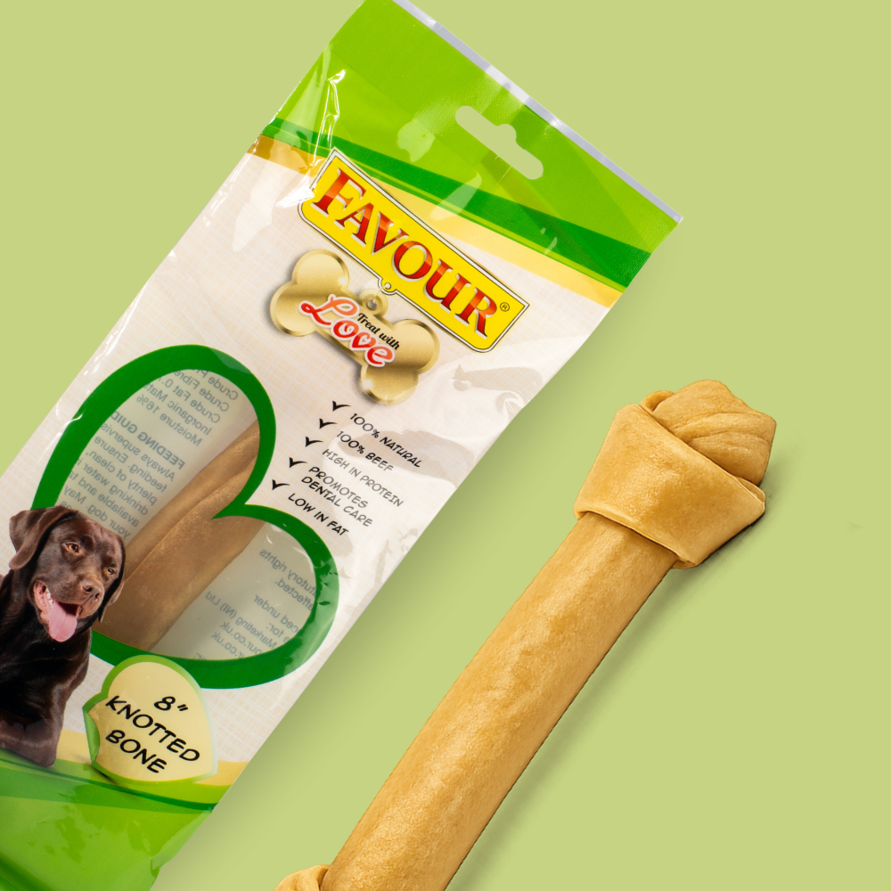 Favour 8 Inch Knotted Bone