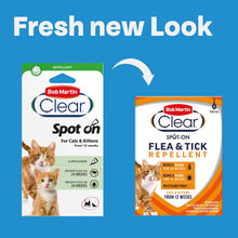 Load image into Gallery viewer, Bob Martin Clear Flea &amp; Tick Cat Spot On Prevention

