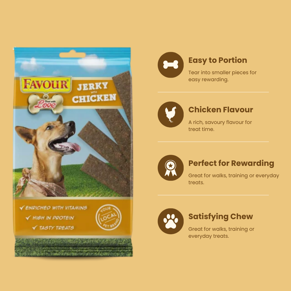 Favour Chicken Jerky Strips