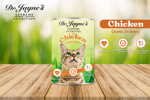 Dr Jayne's Cat Food with Chicken Chunks in Gravy
