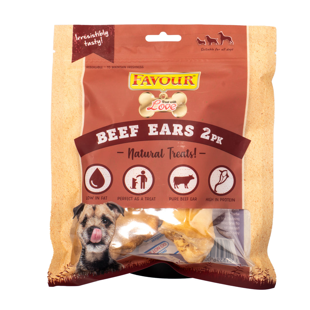 Favour Beef Ears 2 Pack