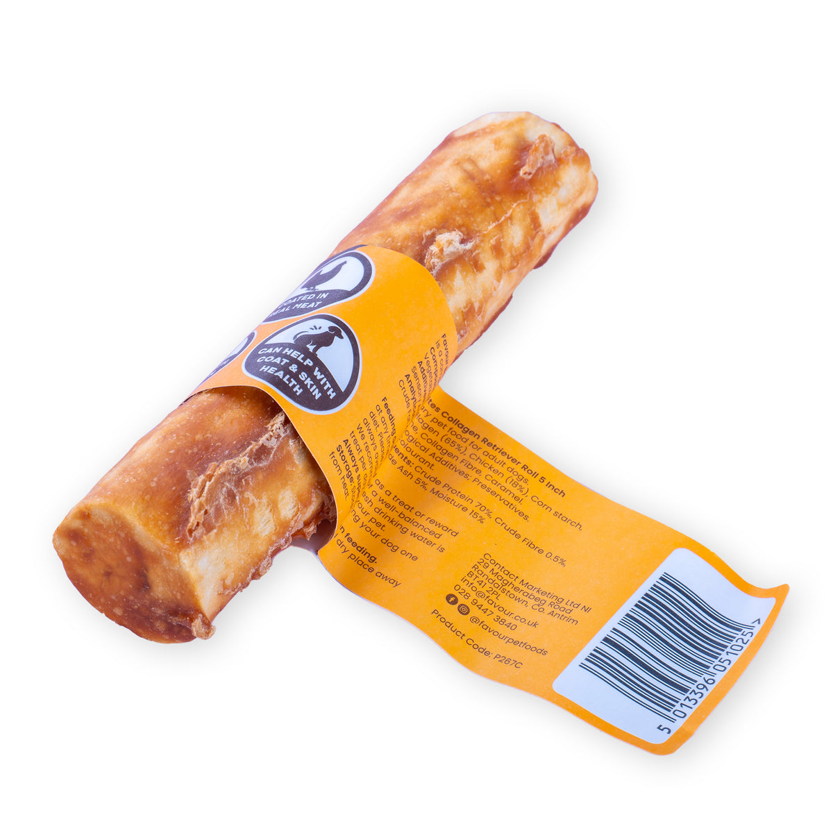 Favour Collagen Chicken 5" Retriever Rolls
