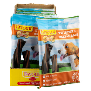 Favour Twisters with Beef & Game
