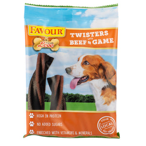 Favour Twisters with Beef & Game