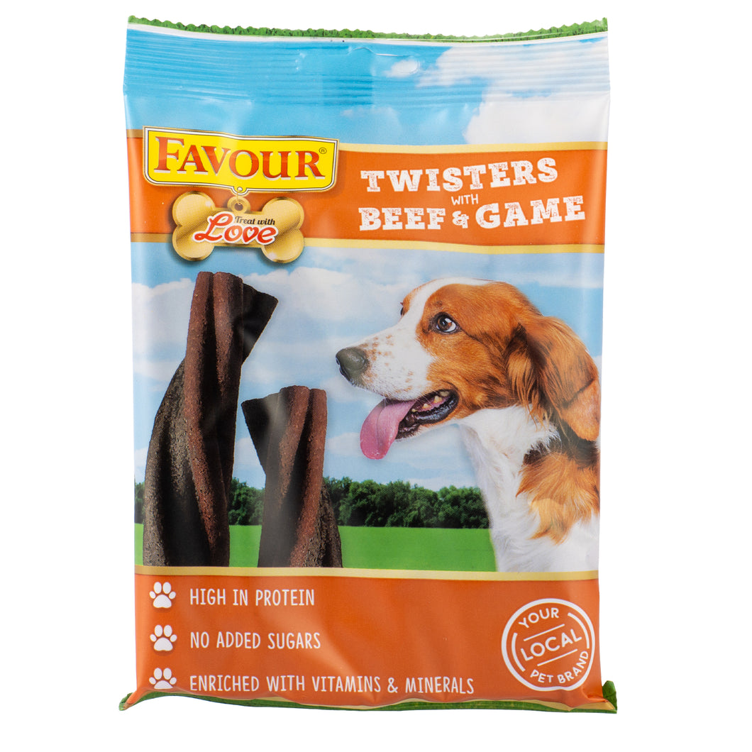 Favour Twisters with Beef & Game