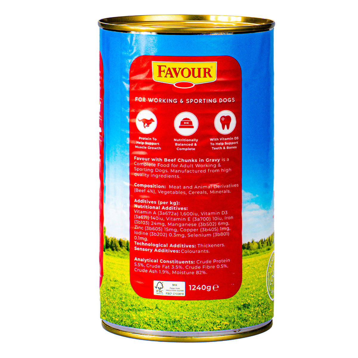 Favour with Beef Chunks in Gravy