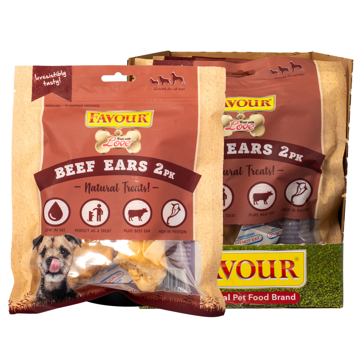 Favour Beef Ears 2 Pack