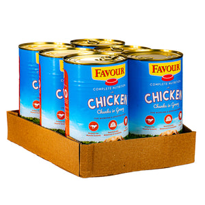Favour with Chicken Chunks in Gravy