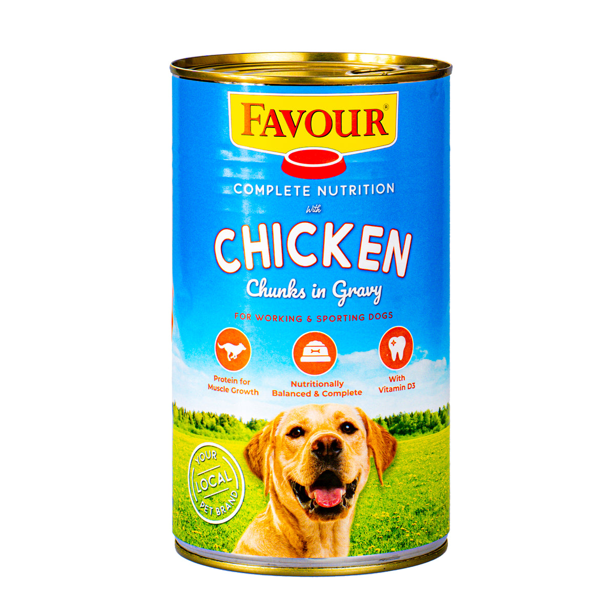 Favour with Chicken Chunks in Gravy