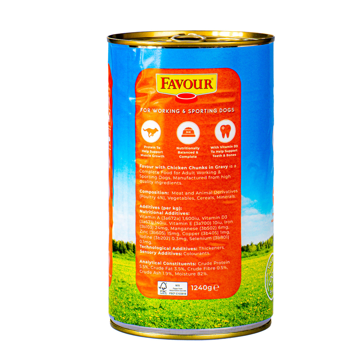 Favour with Chicken Chunks in Gravy