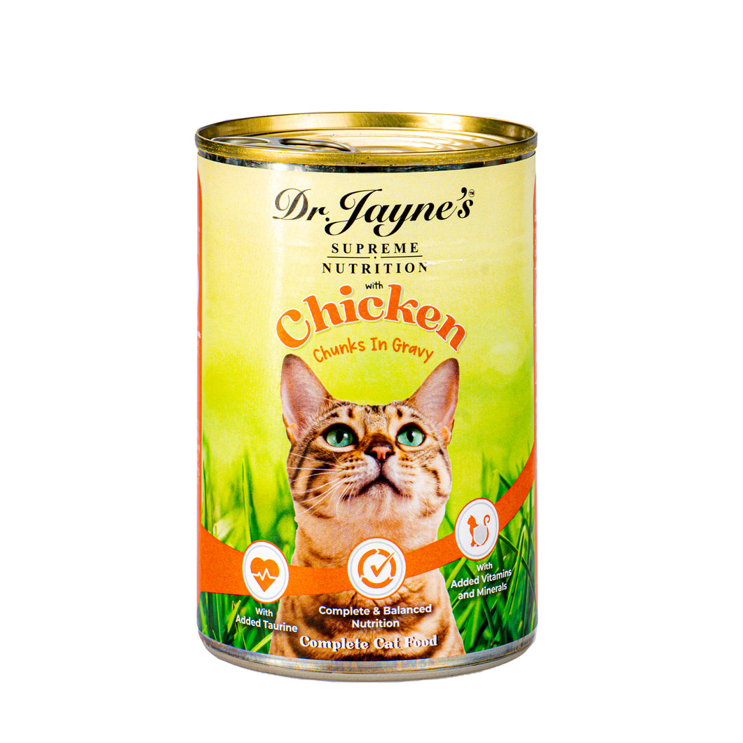 Dr Jayne's Cat Food with Chicken Chunks in Gravy
