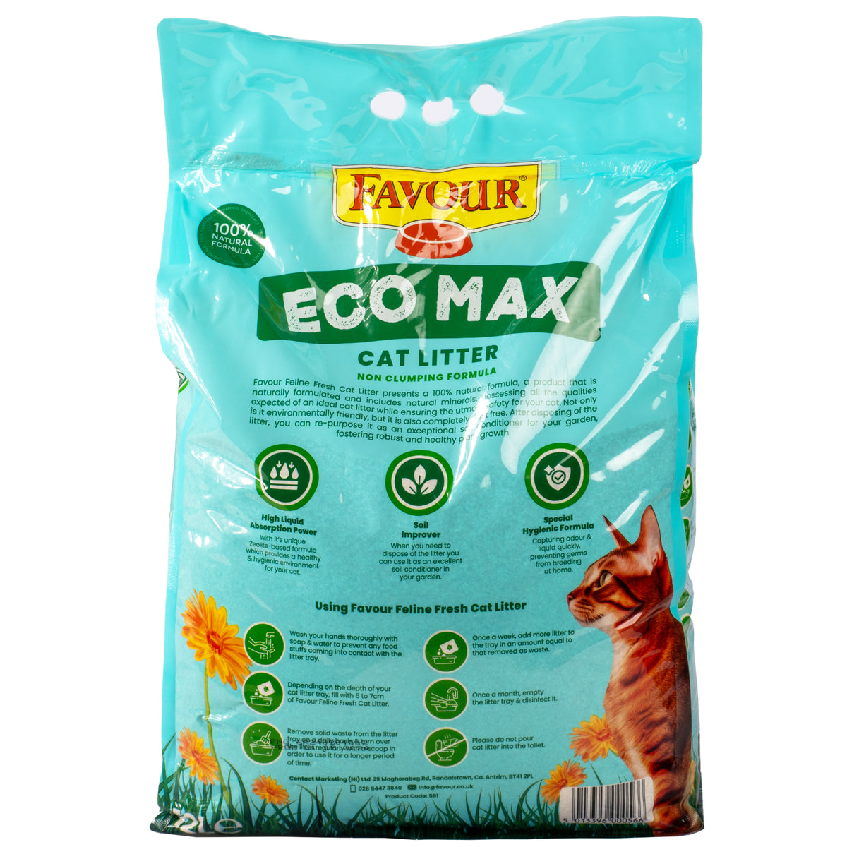 Favour Eco Max Non Clumping Cat Litter