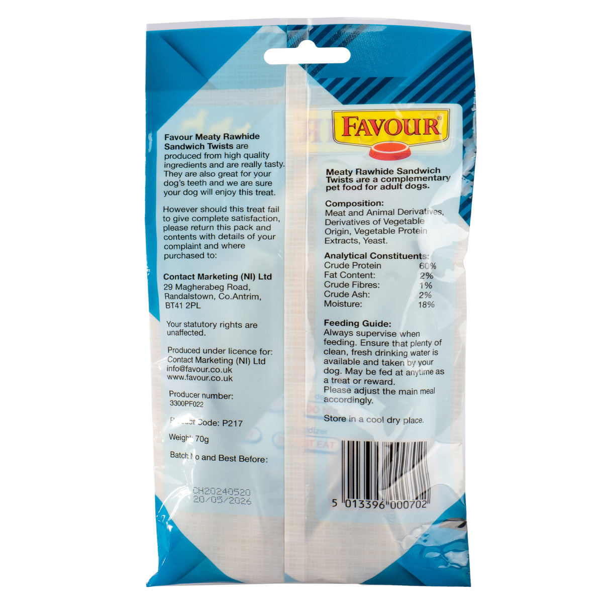 Favour Meaty Sandwich Twists