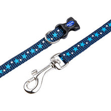 Load image into Gallery viewer, Ancol Small Bite Star Blue Puppy and Small Dog Collar and Lead Set
