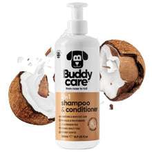 Load image into Gallery viewer, Buddycare 2 In 1 Dog Shampoo &amp; Conditioner 500ml
