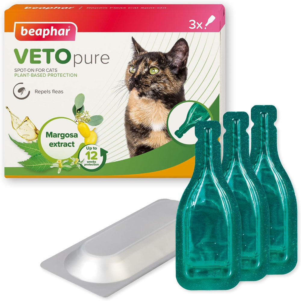 Beaphar Cat Flea Spot On 12 or 24 Week Prevention
