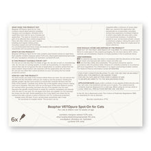 Load image into Gallery viewer, Beaphar Cat Flea Spot On 24 Week Prevention
