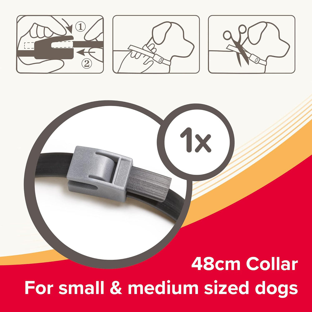 Beaphar Canishield® Medicated Flea & Tick Collar for Small, Medium & Large Dogs