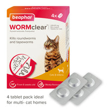Load image into Gallery viewer, Beaphar Worm Clear Tablets for Cats and Kittens
