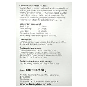 Beaphar Calcium Tablets – Support for Puppies & Nursing Dogs