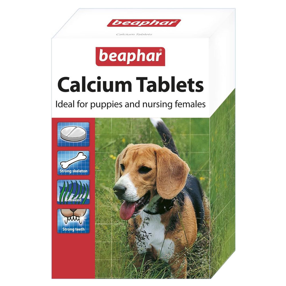 Beaphar Calcium Tablets – Support for Puppies & Nursing Dogs