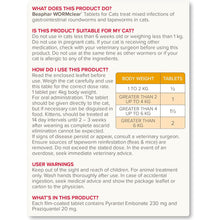 Load image into Gallery viewer, Beaphar Worm Clear Tablets for Cats and Kittens
