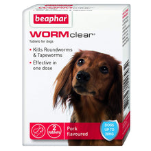 Load image into Gallery viewer, Beaphar WORMclear Tablets for Dogs

