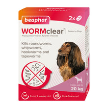 Load image into Gallery viewer, Beaphar WORMclear Tablets for Dogs
