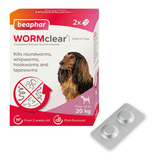 Load image into Gallery viewer, Beaphar WORMclear Tablets for Dogs
