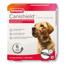 Load image into Gallery viewer, Beaphar Canishield® Medicated Flea &amp; Tick Collar for Small, Medium &amp; Large Dogs
