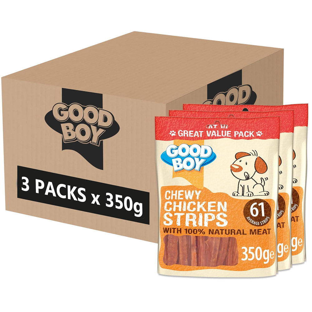 Good Boy Chicken Strips 100g or 350g