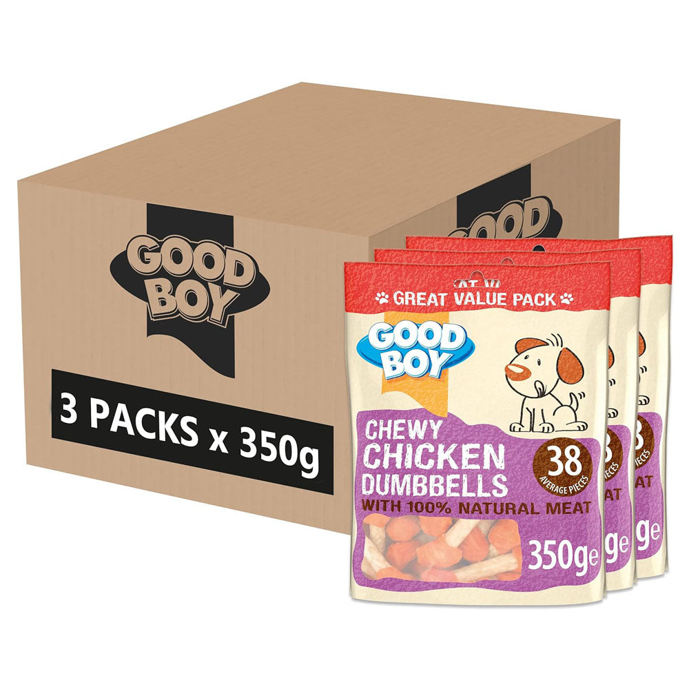 Good Boy Chicken Dumbbells 350g