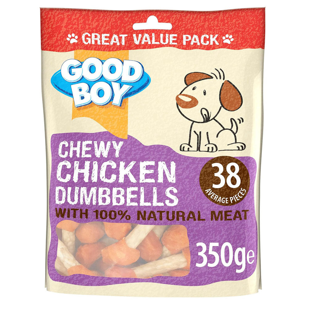 Good Boy Chicken Dumbbells 350g